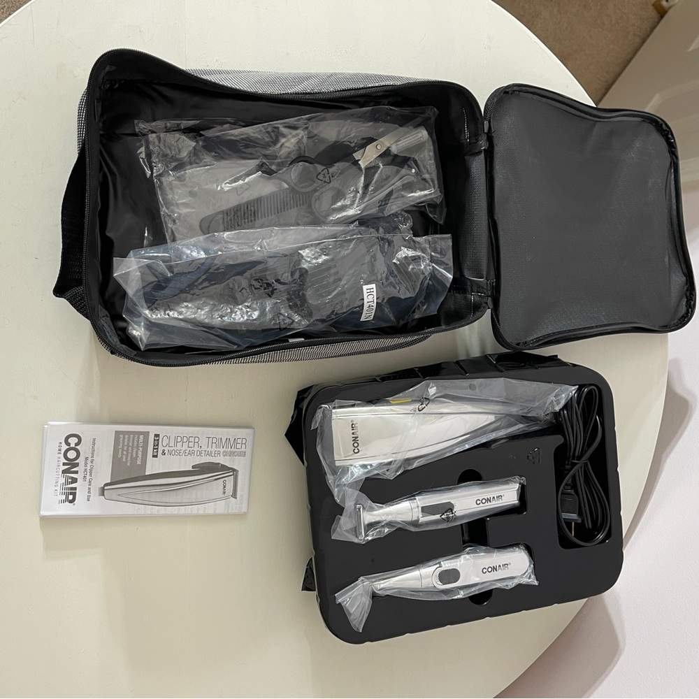 Conair - 3-in-1 Home Haircut & Grooming Kit -
Chrome